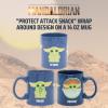 imageSilver Buffalo Star Wars The Mandalorian The Child Stands Ceramic Coffee Mug 20Ounces14Ounces Mandalorian Protect Attack