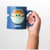 imageSilver Buffalo Star Wars The Mandalorian The Child Stands Ceramic Coffee Mug 20OuncesBlue