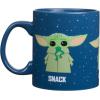 imageSilver Buffalo Star Wars The Mandalorian The Child Stands Ceramic Coffee Mug 20OuncesBlue