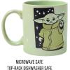 imageSilver Buffalo Star Wars The Mandalorian The Child Stands Ceramic Coffee Mug 20OuncesMandalorian Child Stars Wax Resist