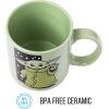 imageSilver Buffalo Star Wars The Mandalorian The Child Stands Ceramic Coffee Mug 20OuncesMandalorian Child Stars Wax Resist