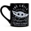 imageSilver Buffalo Star Wars The Mandalorian The Child Stands Ceramic Coffee Mug 20OuncesMandalorian Force is Strong