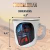 imageSilver Buffalo Star Wars The Mandalorian The Child Stands Ceramic Coffee Mug 20OuncesMandalorian Helmet
