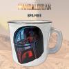 imageSilver Buffalo Star Wars The Mandalorian The Child Stands Ceramic Coffee Mug 20OuncesMandalorian Helmet