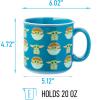 imageSilver Buffalo Star Wars The Mandalorian The Child Stands Ceramic Coffee Mug 20OuncesRepeat Poses