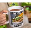 imageSilver Buffalo Star Wars The Mandalorian The Child Stands Ceramic Coffee Mug 20OuncesTake Naps