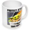 imageSilver Buffalo Star Wars The Mandalorian The Child Stands Ceramic Coffee Mug 20OuncesTake Naps