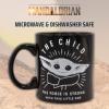 imageSilver Buffalo Star Wars The Mandalorian The Child Stands Ceramic Coffee Mug 20OuncesThe Force is Strong
