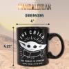 imageSilver Buffalo Star Wars The Mandalorian The Child Stands Ceramic Coffee Mug 20OuncesThe Force is Strong
