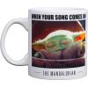 imageSilver Buffalo Star Wars The Mandalorian The Child Stands Ceramic Coffee Mug 20OuncesWhen your song comes on