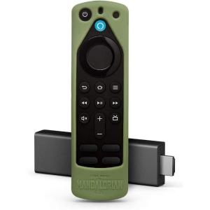 imageFire TV Stick 3rd Gen with Alexa Voice Remote includes TV controls  Star Wars The Mandalorian remote cover Grogu GreenStar Wars Bundle Grogu Green