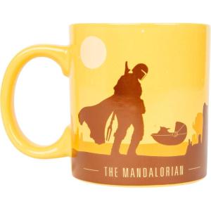 imageSilver Buffalo Star Wars The Mandalorian The Child Stands Ceramic Coffee Mug 20OuncesMandalorian Desert Scene