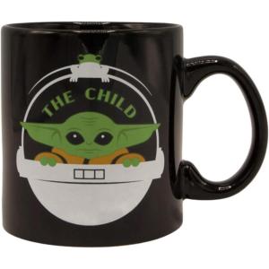 imageSilver Buffalo Star Wars The Mandalorian The Child Stands Ceramic Coffee Mug 20OuncesThe Child