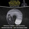 imageFUL Star Wars Darth Vader and Storm Trooper Travel Neck Pillow for Airplane Car and Office Comfortable and Breathable Grey