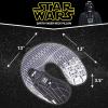 imageFUL Star Wars Darth Vader and Storm Trooper Travel Neck Pillow for Airplane Car and Office Comfortable and Breathable Grey