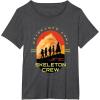 imageStar Wars Skeleton Crew Adventure Begins Vintage Silhouettes TShirtDark Heather Grey