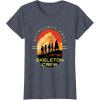imageStar Wars Skeleton Crew Adventure Begins Vintage Silhouettes TShirtHeather Blue
