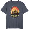 imageStar Wars Skeleton Crew Adventure Begins Vintage Silhouettes TShirtHeather Blue