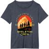 imageStar Wars Skeleton Crew Adventure Begins Vintage Silhouettes TShirtHeather Blue