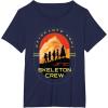 imageStar Wars Skeleton Crew Adventure Begins Vintage Silhouettes TShirtNavy Blue