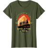 imageStar Wars Skeleton Crew Adventure Begins Vintage Silhouettes TShirtOlive Green