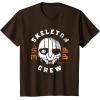 imageStar Wars Skeleton Crew Distressed First Mate SM33 Mask TShirtBrown