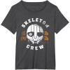 imageStar Wars Skeleton Crew Distressed First Mate SM33 Mask TShirtDark Heather Grey