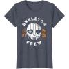 imageStar Wars Skeleton Crew Distressed First Mate SM33 Mask TShirtHeather Blue