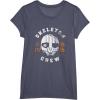 imageStar Wars Skeleton Crew Distressed First Mate SM33 Mask TShirtHeather Blue