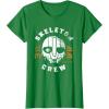 imageStar Wars Skeleton Crew Distressed First Mate SM33 Mask TShirtKelly Green