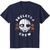 imageStar Wars Skeleton Crew Distressed First Mate SM33 Mask TShirtNavy Blue