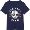 imageStar Wars Skeleton Crew Distressed First Mate SM33 Mask TShirtNavy Blue