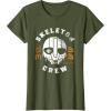imageStar Wars Skeleton Crew Distressed First Mate SM33 Mask TShirtOlive Green