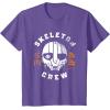 imageStar Wars Skeleton Crew Distressed First Mate SM33 Mask TShirtPurple Heather