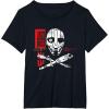 imageStar Wars Skeleton Crew Distressed First Mate SM33 Stamp TShirtBlack