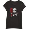 imageStar Wars Skeleton Crew Distressed First Mate SM33 Stamp TShirtBlack