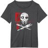 imageStar Wars Skeleton Crew Distressed First Mate SM33 Stamp TShirtDark Heather Grey