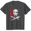imageStar Wars Skeleton Crew Distressed First Mate SM33 Stamp TShirtDark Heather Grey