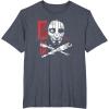 imageStar Wars Skeleton Crew Distressed First Mate SM33 Stamp TShirtHeather Blue