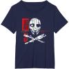 imageStar Wars Skeleton Crew Distressed First Mate SM33 Stamp TShirtNavy Blue