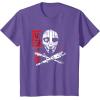 imageStar Wars Skeleton Crew Distressed First Mate SM33 Stamp TShirtPurple Heather