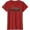 imageStar Wars Skeleton Crew Distressed Vintage Patch TShirtCranberry Red