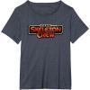imageStar Wars Skeleton Crew Distressed Vintage Patch TShirtHeather Blue