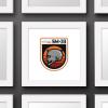 imageTrends International Gallery Pops Star Wars Skeleton Crew  SM33 Badge Wall Art 12quot x 12quot Gallery Pops Wall Art Unframed VersionWhite Framed Version
