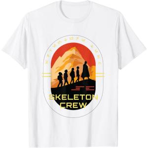 imageStar Wars Skeleton Crew Adventure Begins Vintage Silhouettes TShirtWhite
