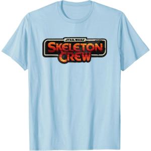 imageStar Wars Skeleton Crew Distressed Vintage Patch TShirtBaby Blue