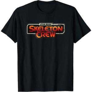 imageStar Wars Skeleton Crew Distressed Vintage Patch TShirtBlack