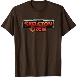 imageStar Wars Skeleton Crew Distressed Vintage Patch TShirtBrown