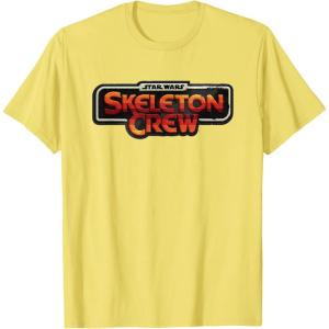 imageStar Wars Skeleton Crew Distressed Vintage Patch TShirtLemon Yellow