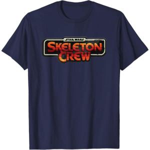 imageStar Wars Skeleton Crew Distressed Vintage Patch TShirtNavy Blue